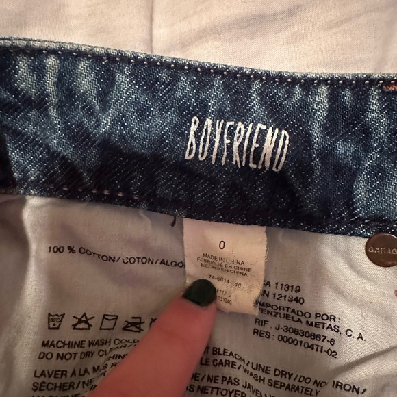 Boyfriend jeans size 0 from Garage - Picture 2 of 2